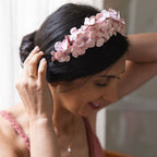 Serre Tête En Papier Rose L