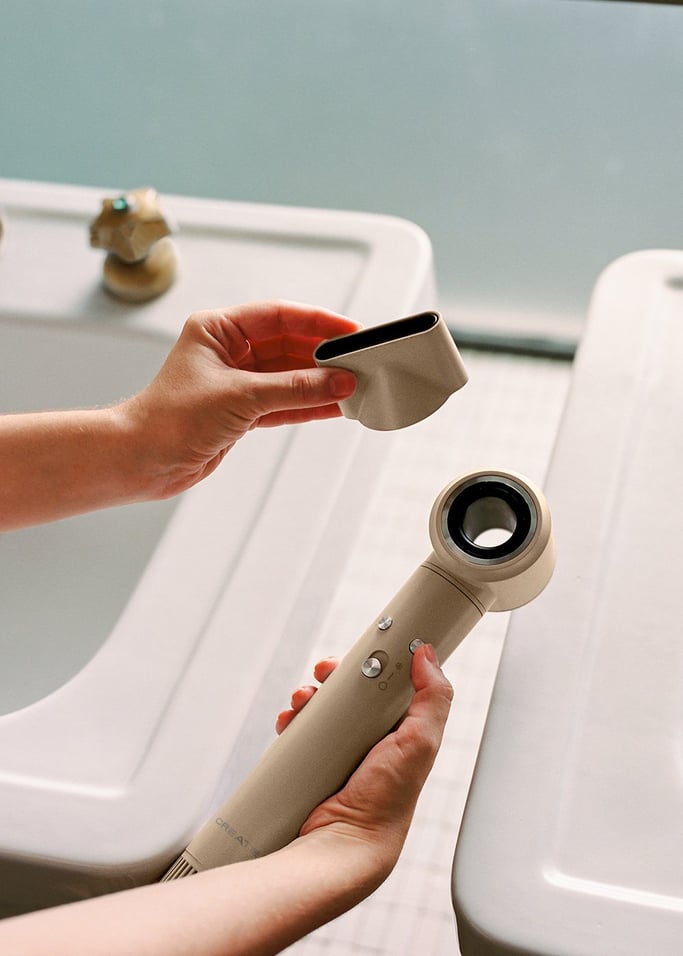 Ion Styler Pro - Séchoir Ionique 5 en 1 & Brosse De Coiffage - Sable