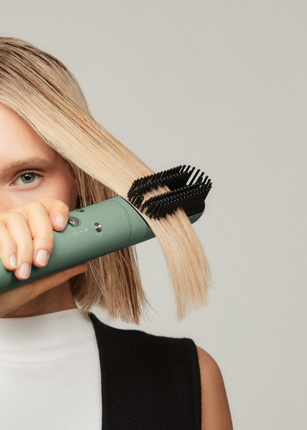 Ion Styler Pro - Séchoir Ionique 5 En 1 & Brosse De Coiffage - Sauge