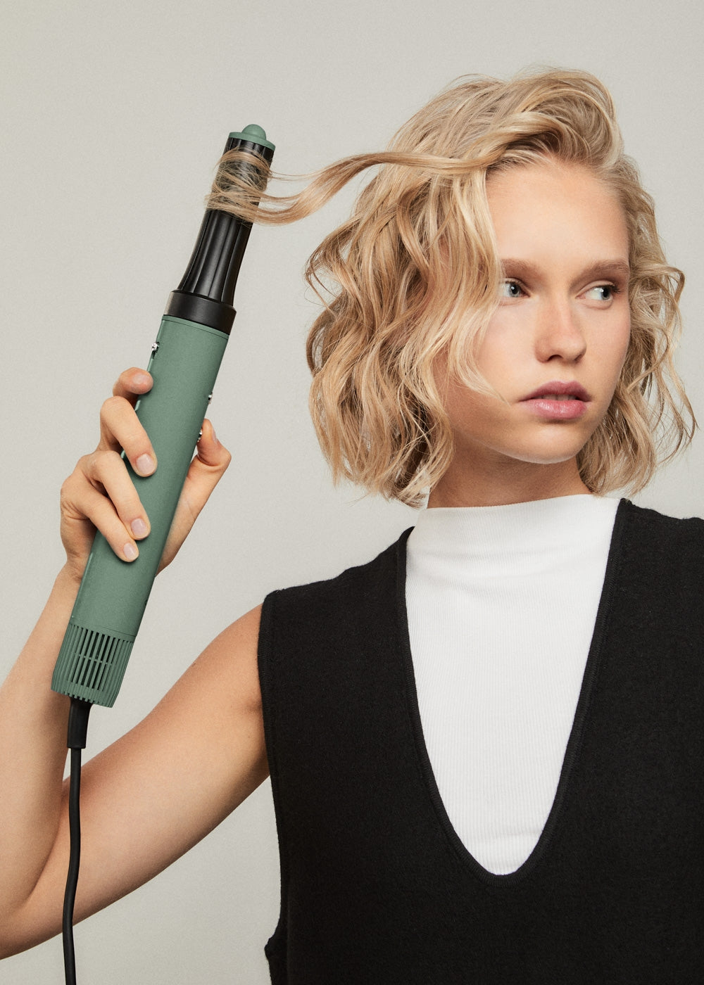 Ion Styler Pro - Séchoir Ionique 5 En 1 & Brosse De Coiffage - Sauge
