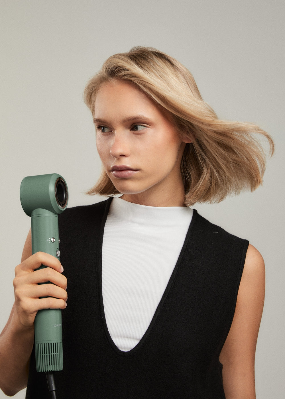 Ion Styler Pro - Séchoir Ionique 5 En 1 & Brosse De Coiffage - Sauge