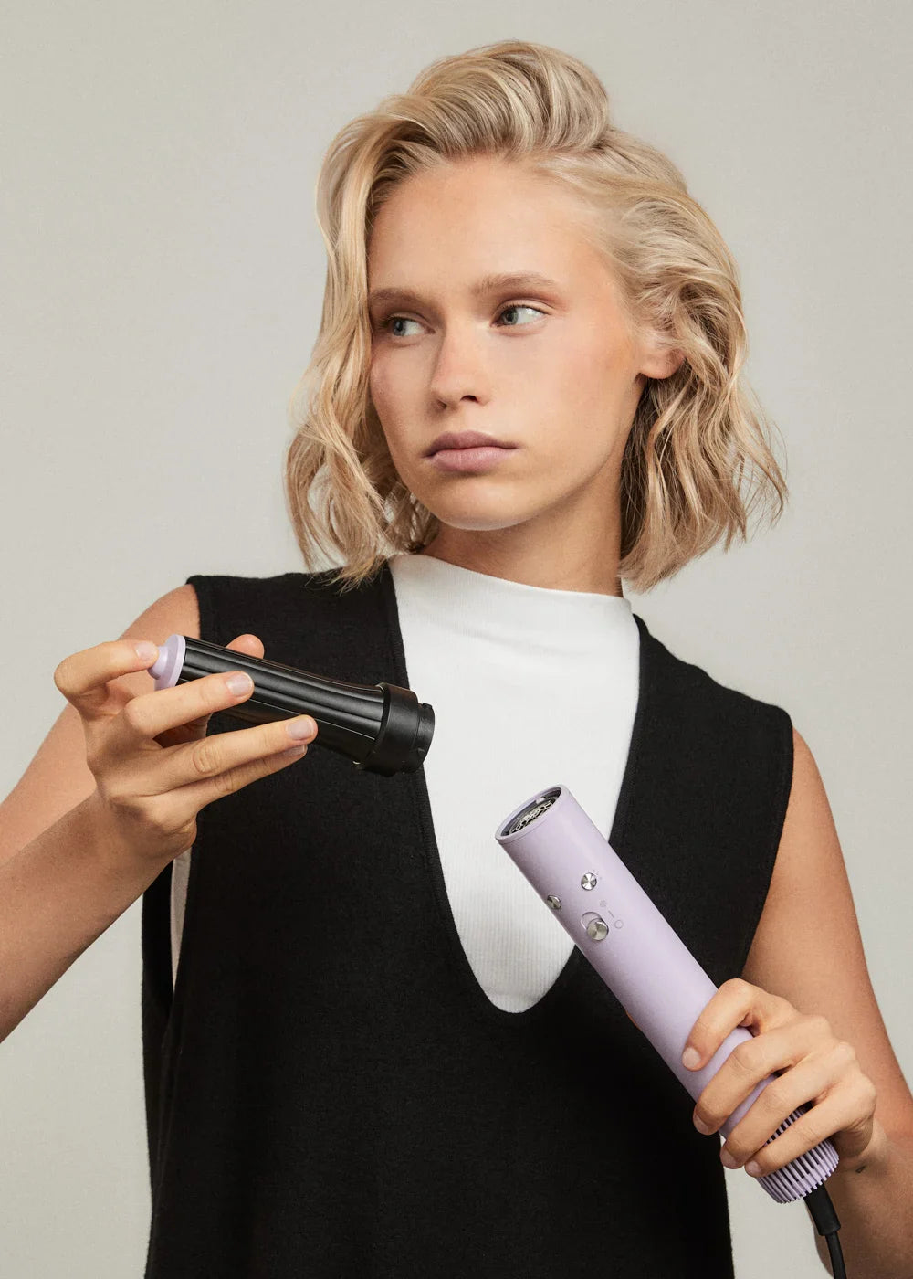 Ion Styler Pro - 5 in 1 Ionic Dryer & Styling Brush - Lavender