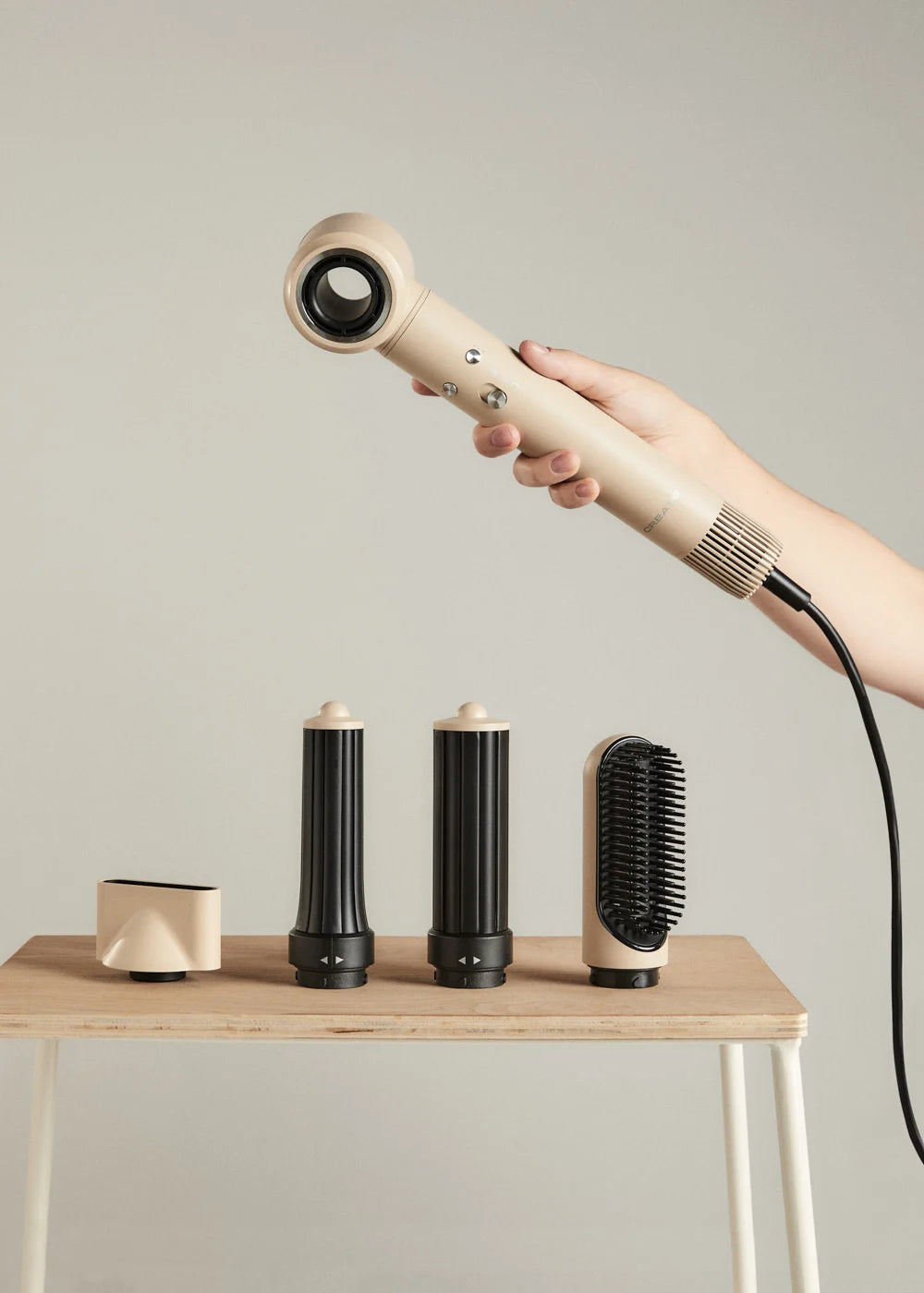 Ion Styler Pro - Séchoir Ionique 5 en 1 & Brosse De Coiffage - Sable