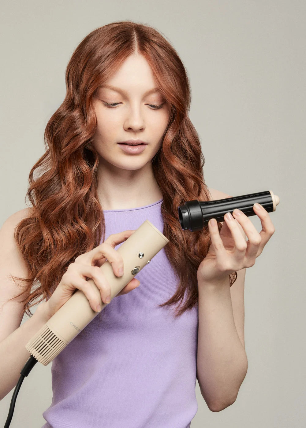 Ion Styler Pro - Séchoir Ionique 5 en 1 & Brosse De Coiffage - Sable