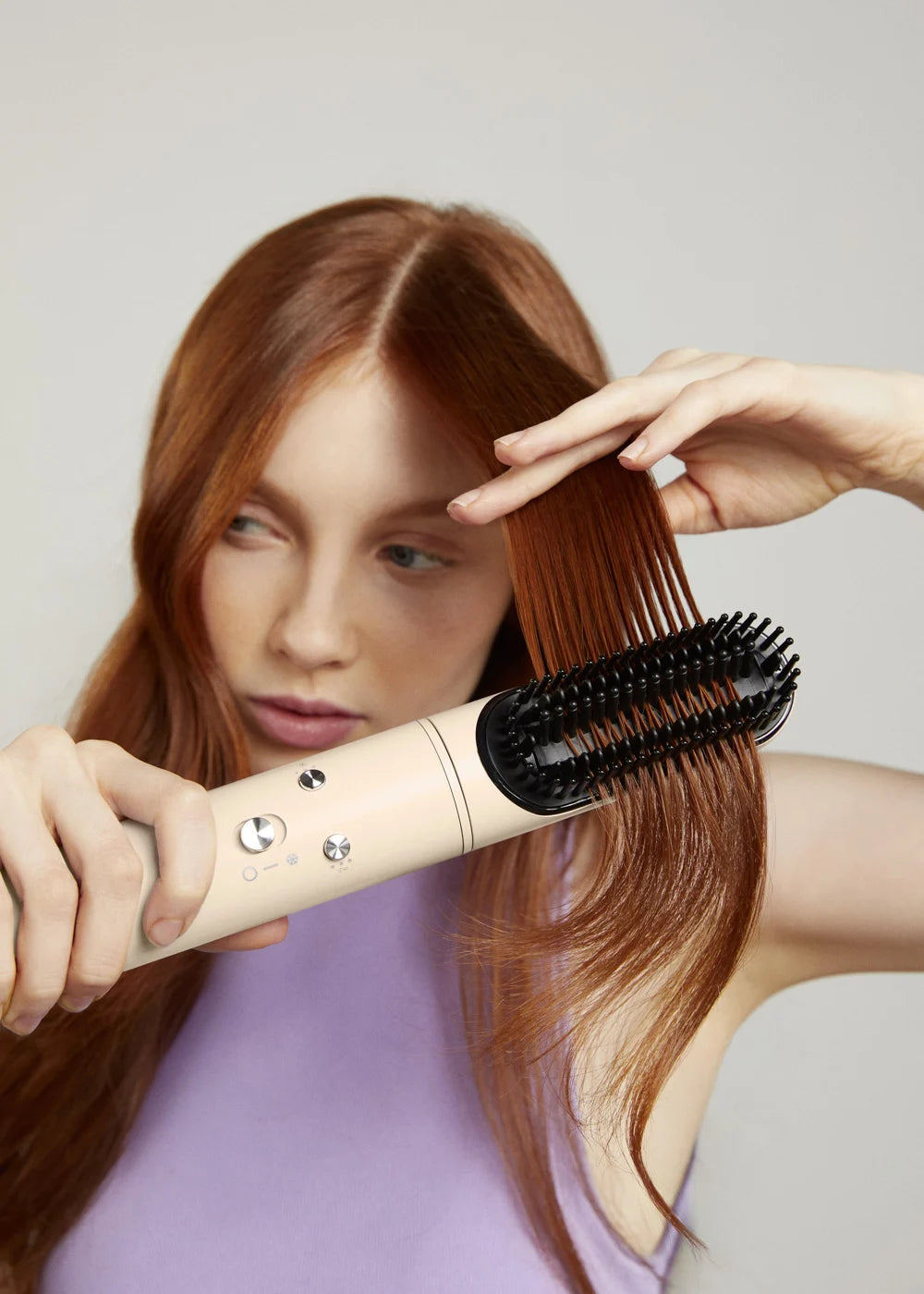 Ion Styler Pro - Séchoir Ionique 5 en 1 & Brosse De Coiffage - Sable