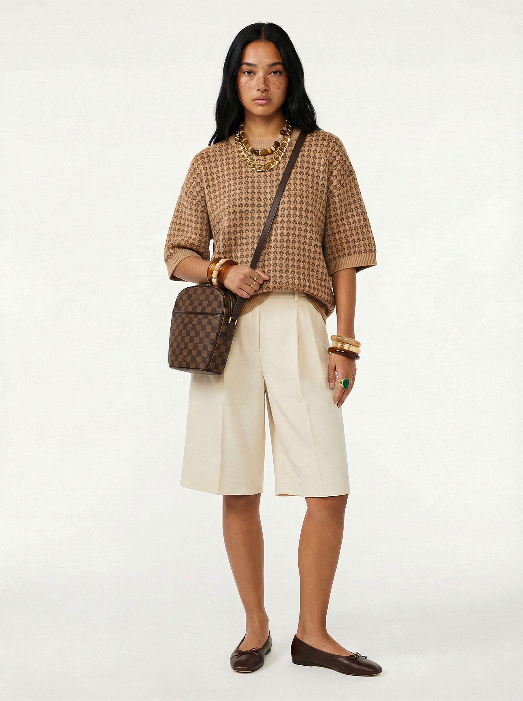 Ipanema Mm Damier Ébène