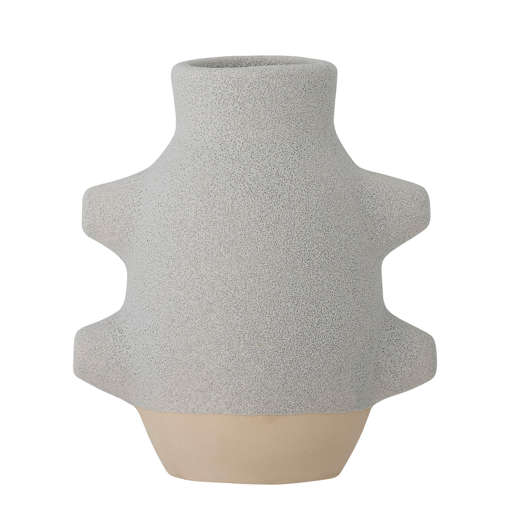 Birka - Jarrón Decorativo - Blanco - Cerámica