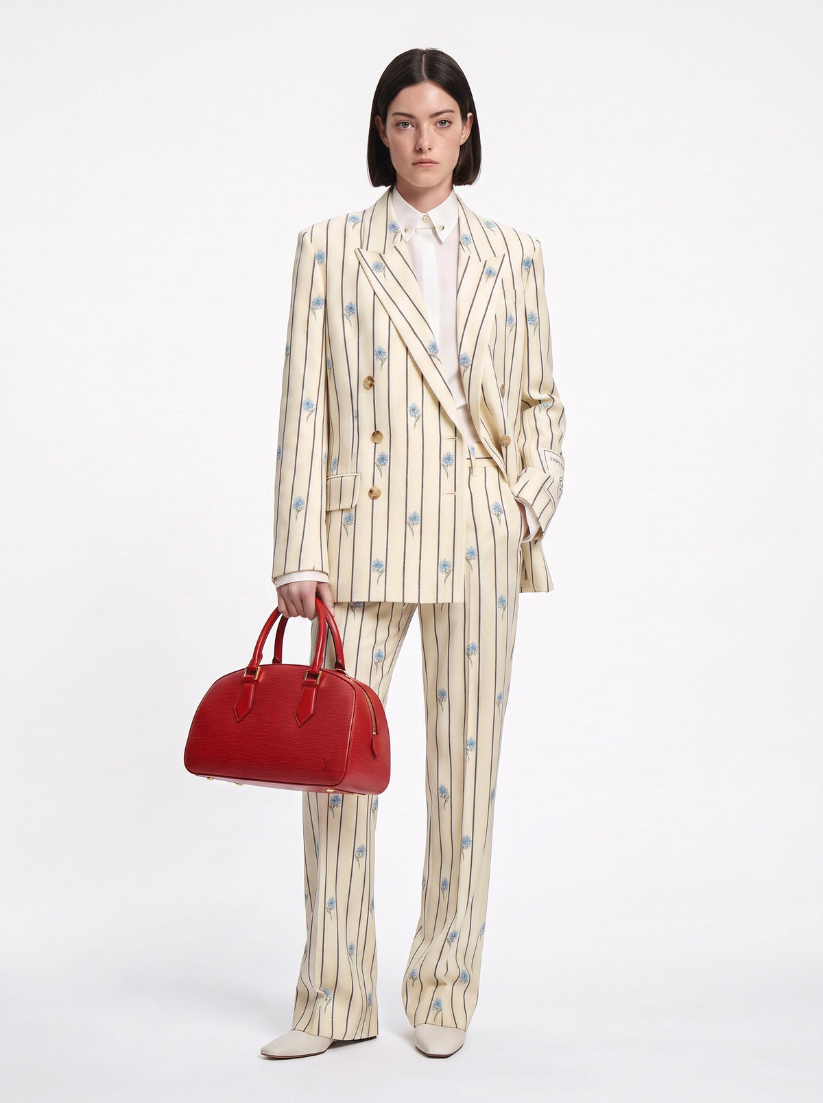Louis Vuitton Jasmin Bag in Red Epi Leather