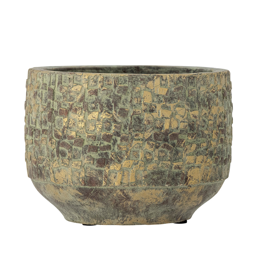 Mawi - Cache-Pot Déco - Vert - Terre Cuite