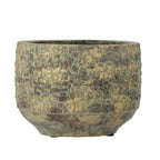 Mawi - Lot de 4 Cache-Pots Déco - Vert - Terre Cuite
