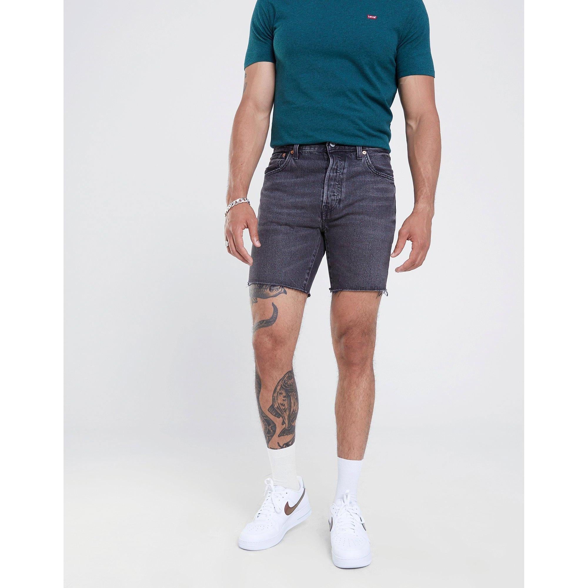 Short Vaquero De Tiro Medio Levi's 501 '93 Gris