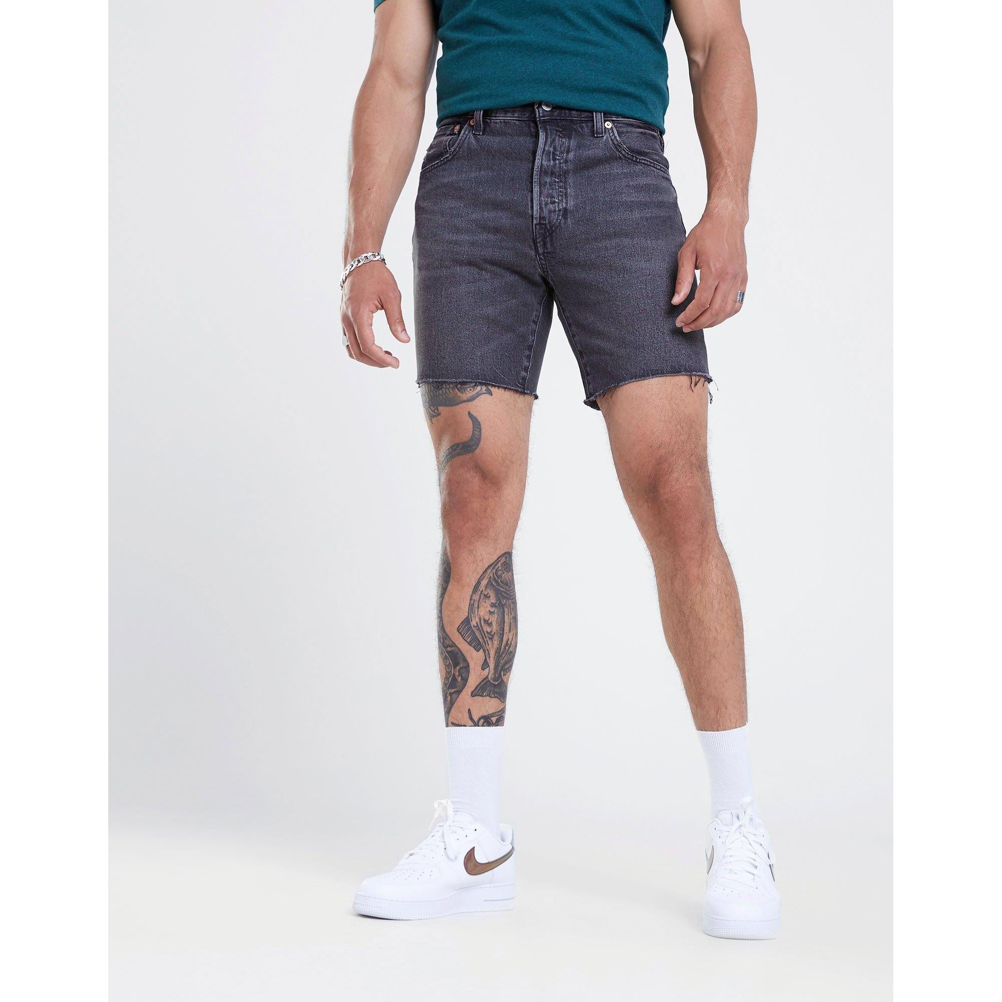 Short Vaquero De Tiro Medio Levi's 501 '93 Gris