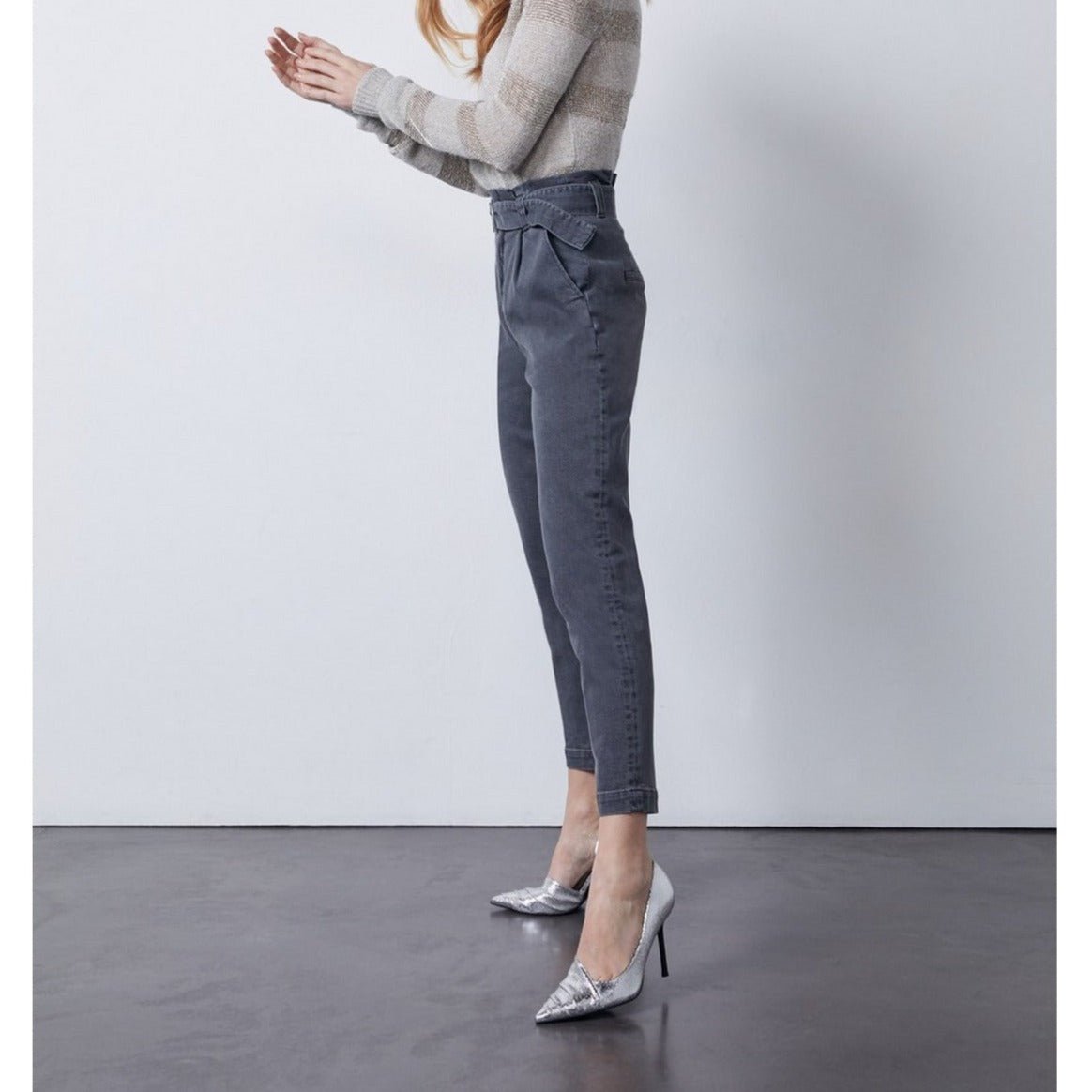 Jean Basic Ava - Dnm Grey