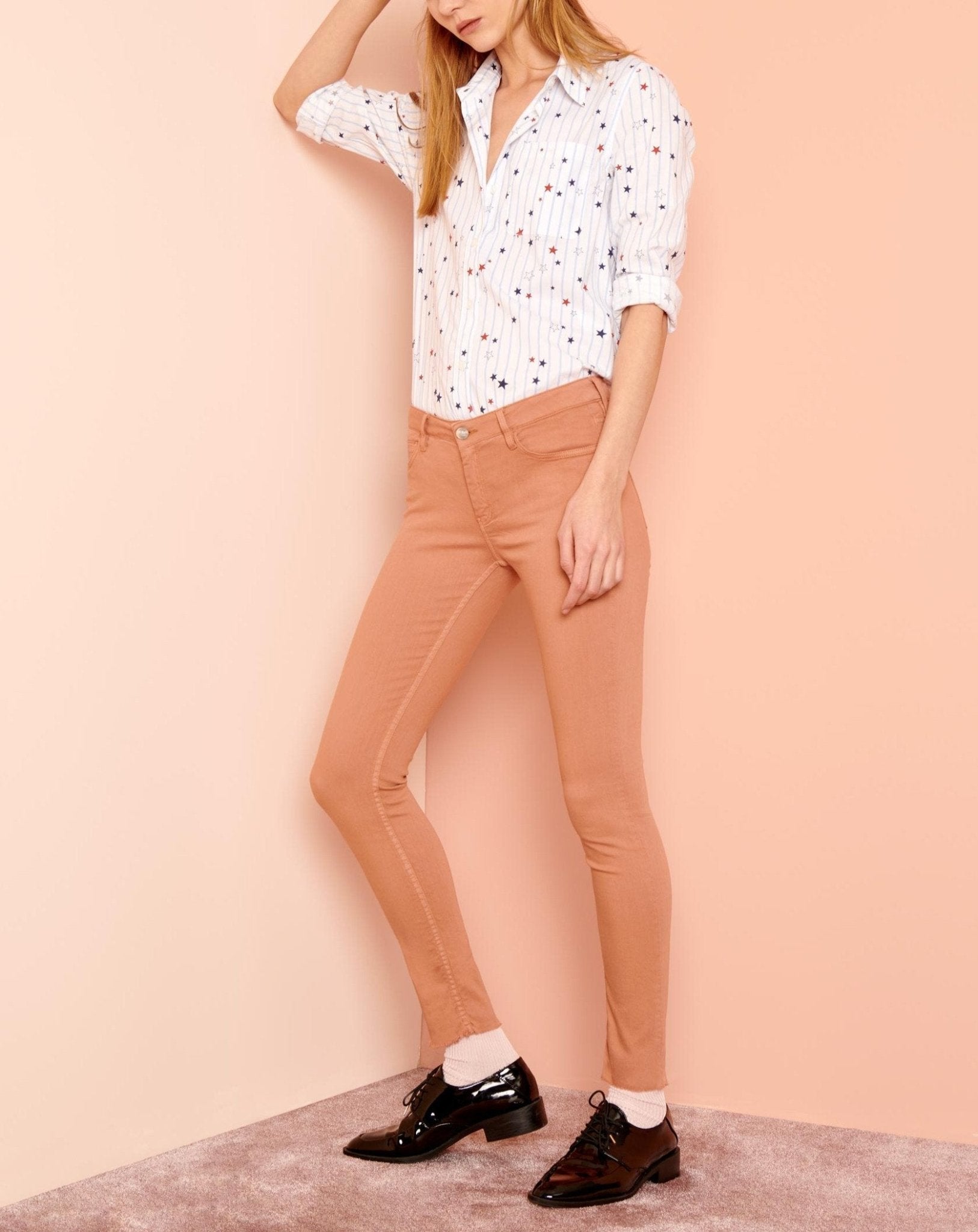 Jean Lily Color - Salmon
