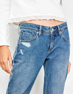Reiko - Jean Nina Piping - White Dnm B-27