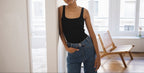 Jean Vintage Coupe Carotte - Bleu