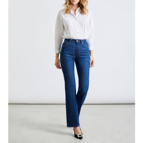 Jean Flare Pernille - Denim V-354 - Femme
