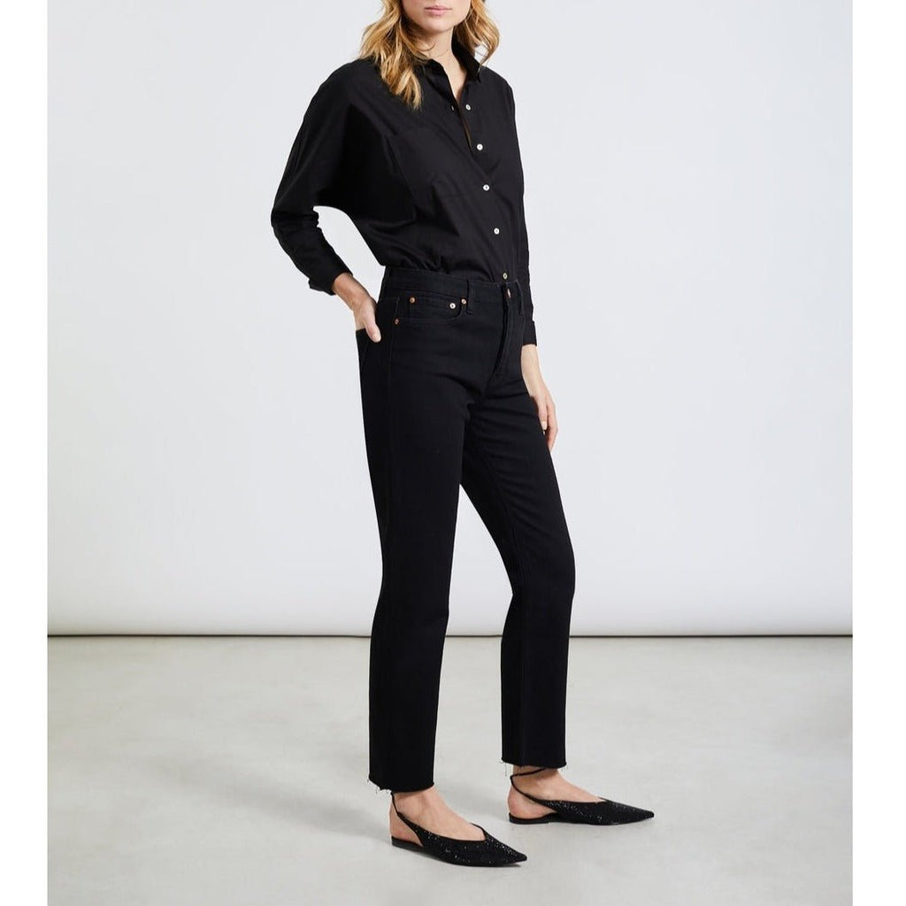 Jeans Milo de cintura alta - Denim Bl-538 - Mujer