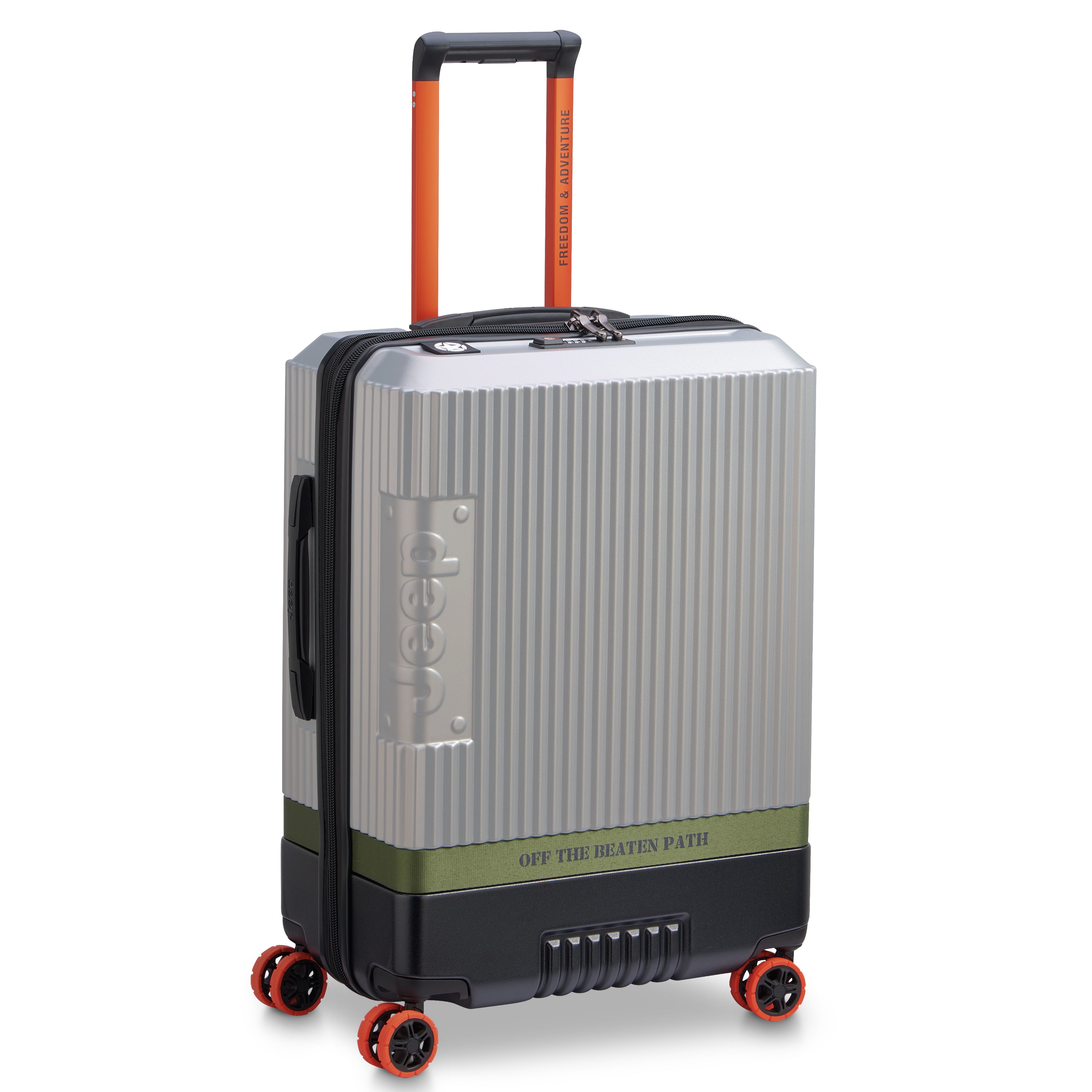 Jeep Medium Stay Suitcase - Silver