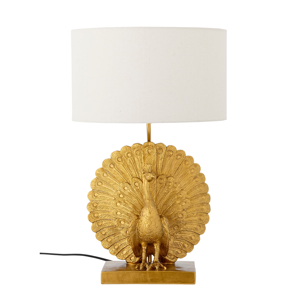 Peacock - Lámpara de Mesa - Dorado - Poliresina