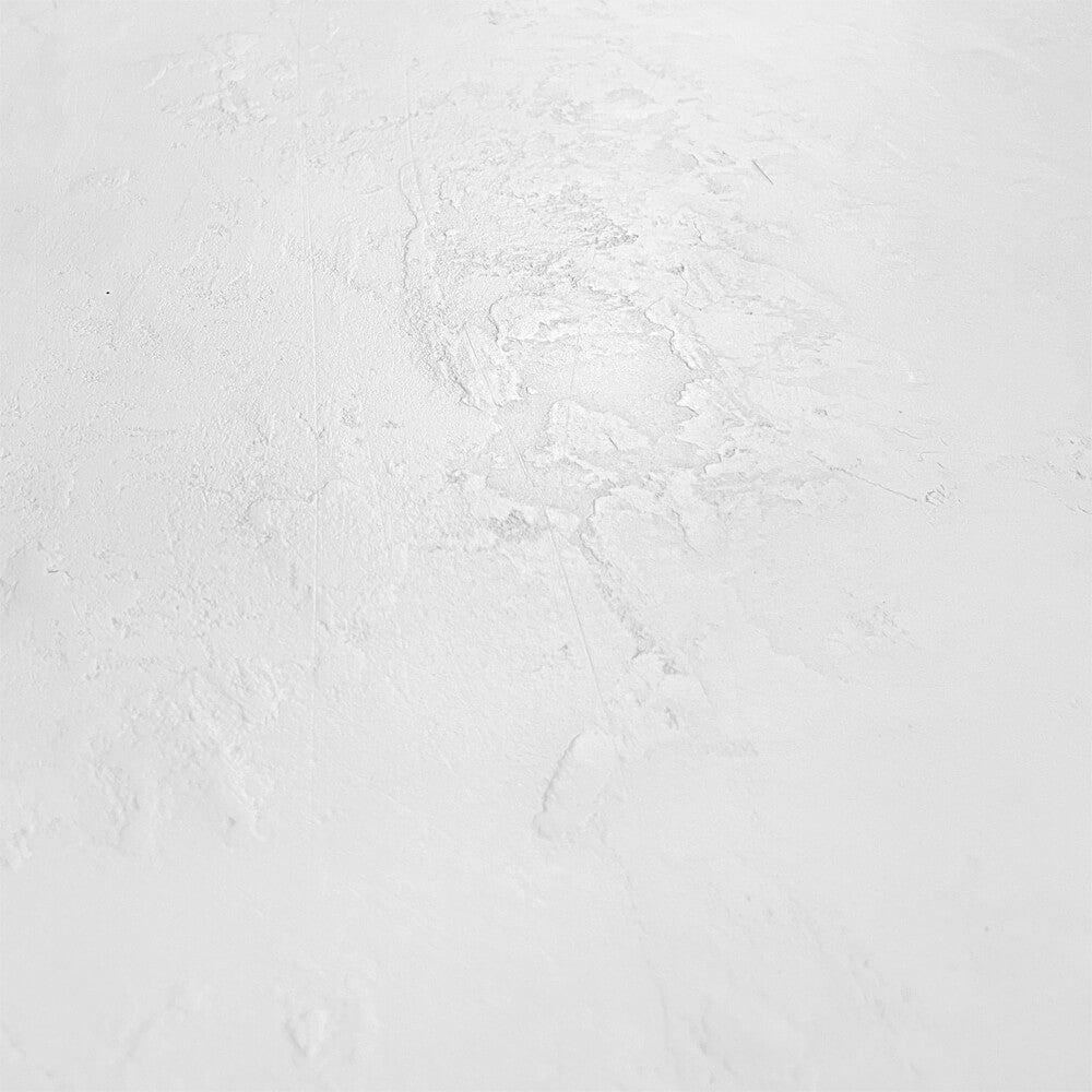 Fira - Table De Chevet En Plâtre Blanc Cassé Et Bois D'Acacia