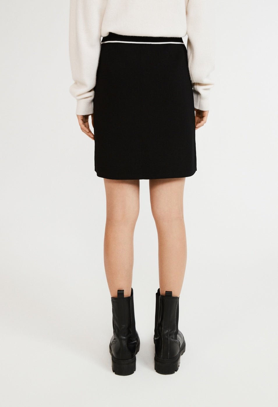 Claudie Pierlot - Jupe En Maille Maxi - Noir