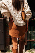 JUPE JAMIE COGNAC