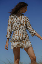 Plume Paris - Falda Julia Estampada Multicolor