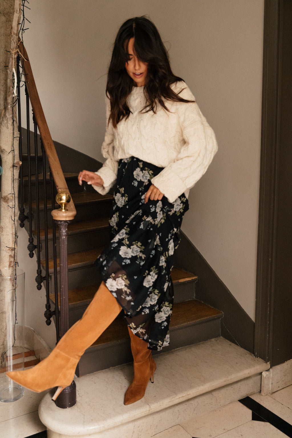 JUSTE ONDINE PRINT SKIRT