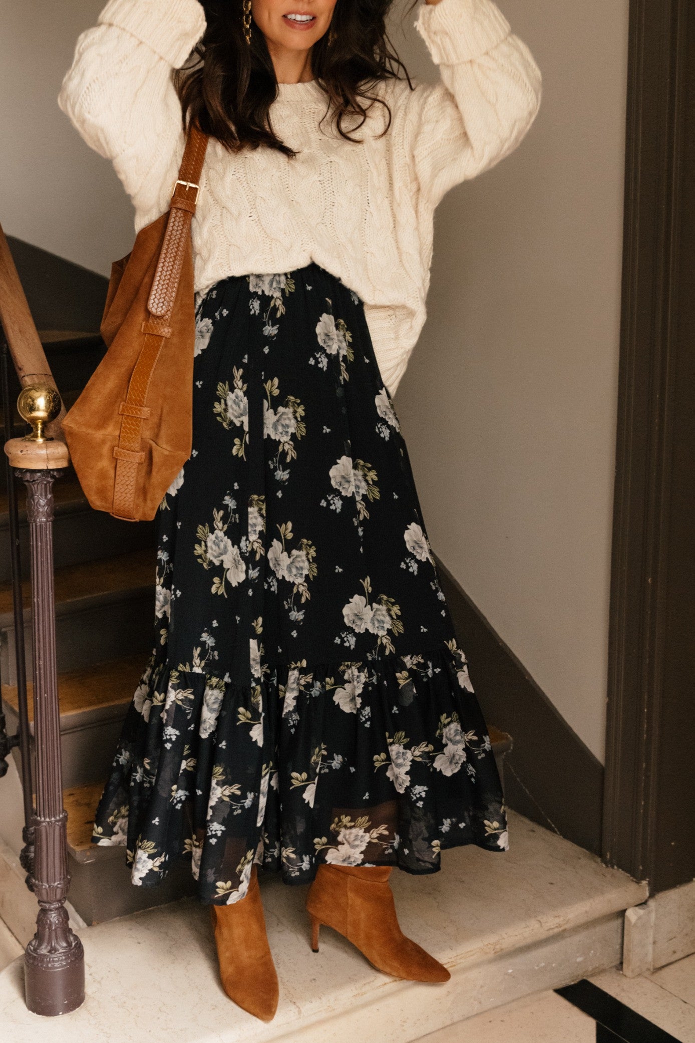 JUSTE ONDINE PRINT SKIRT