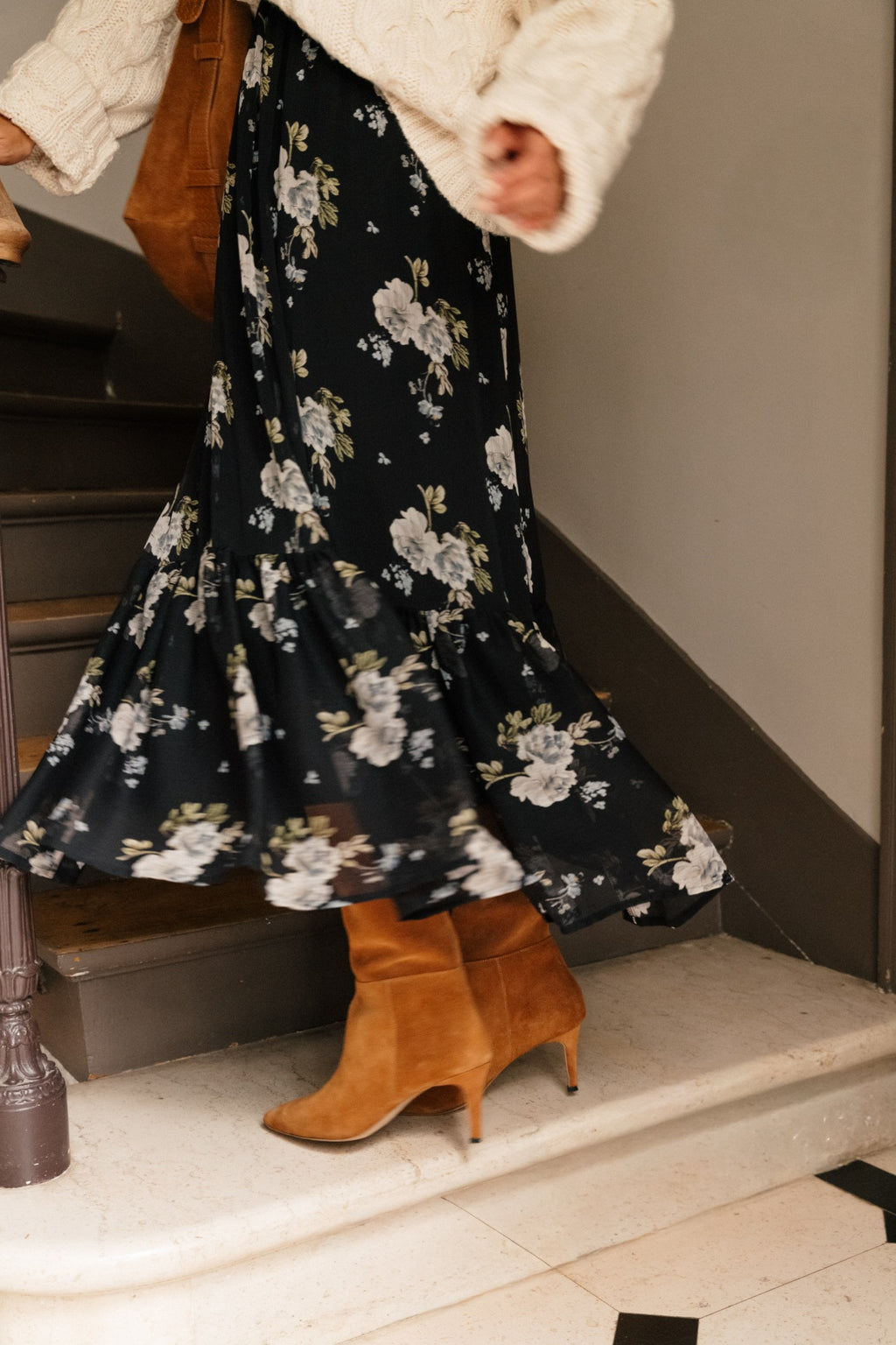 JUSTE ONDINE PRINT SKIRT