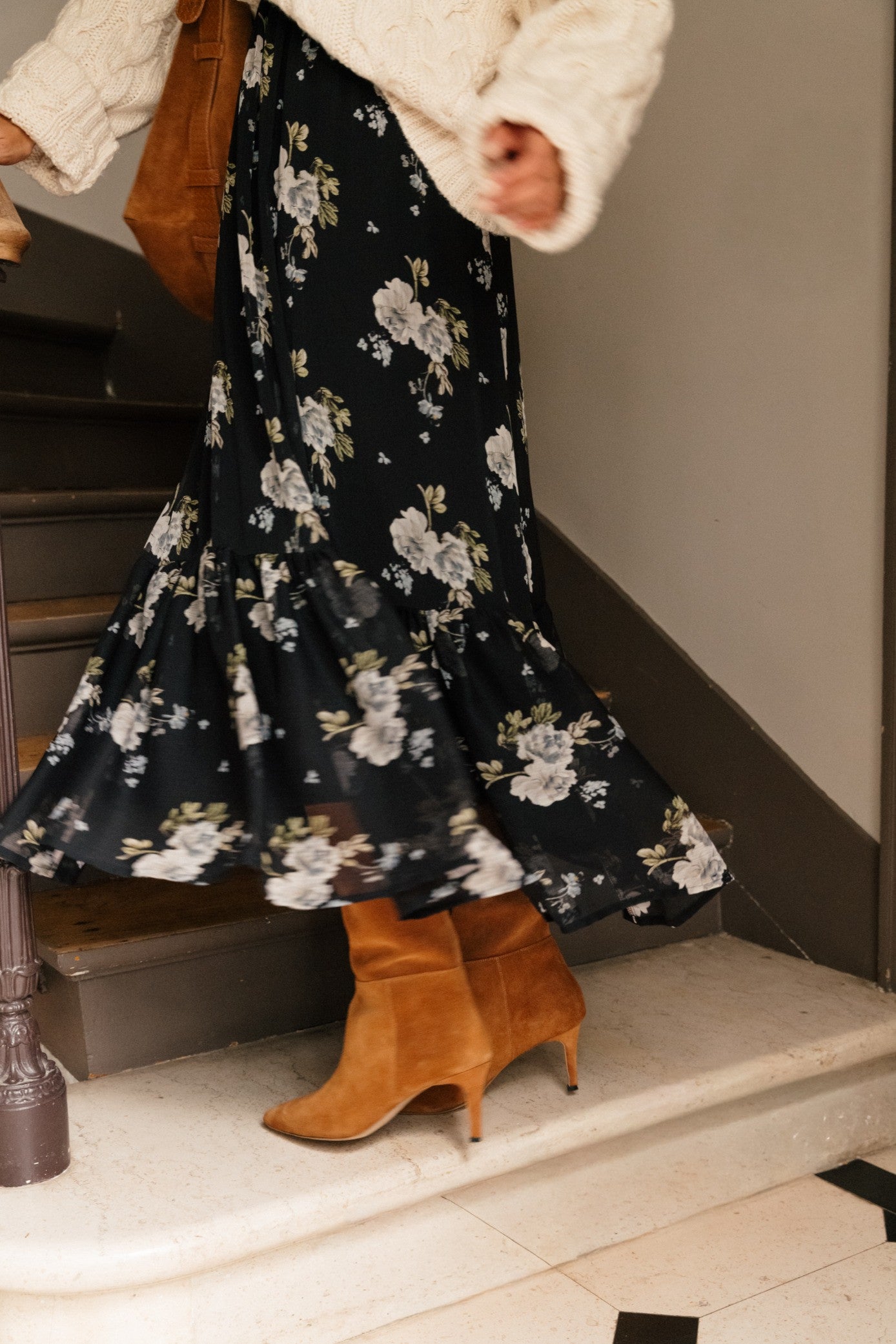 JUSTE ONDINE PRINT SKIRT