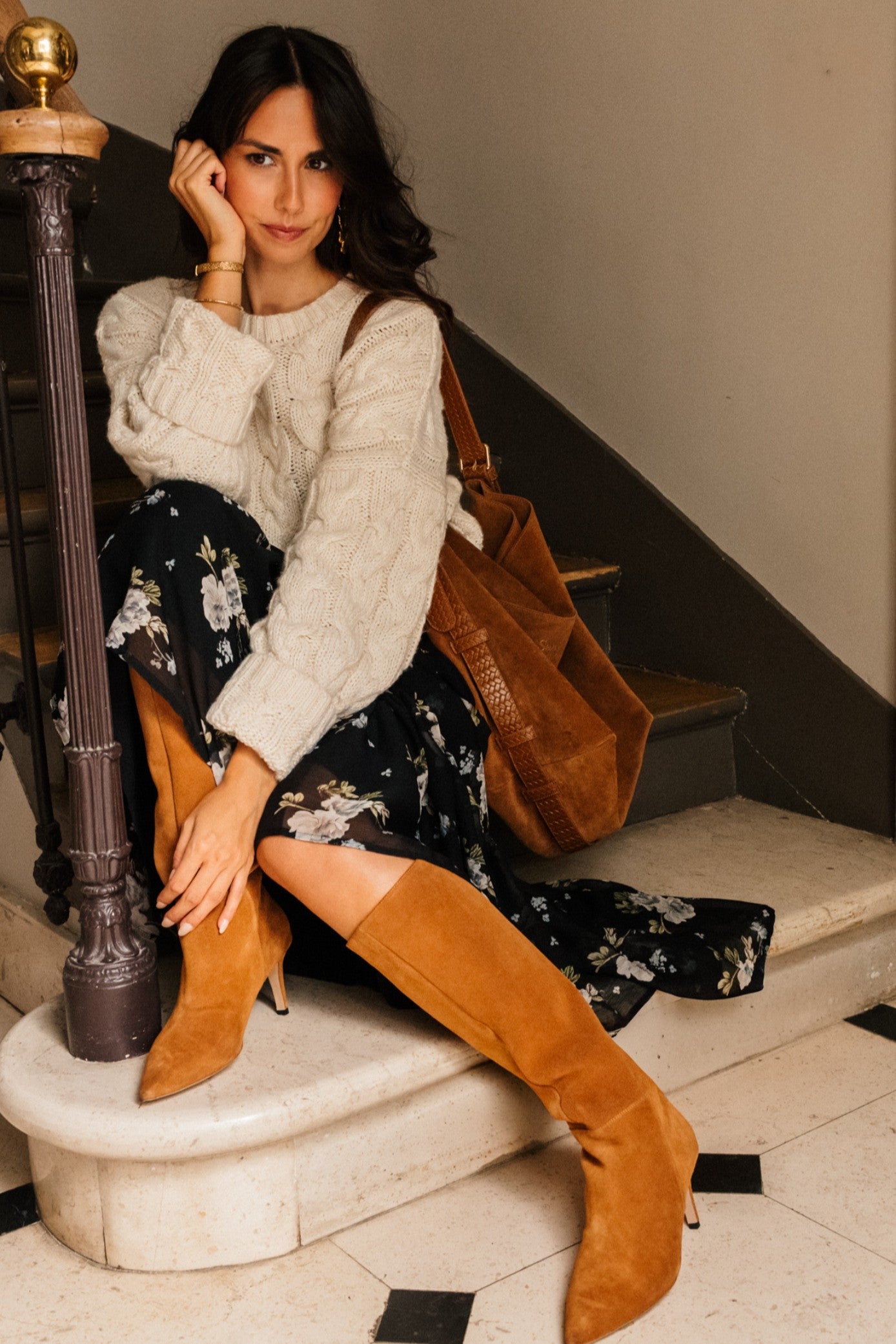 JUSTE ONDINE PRINT SKIRT
