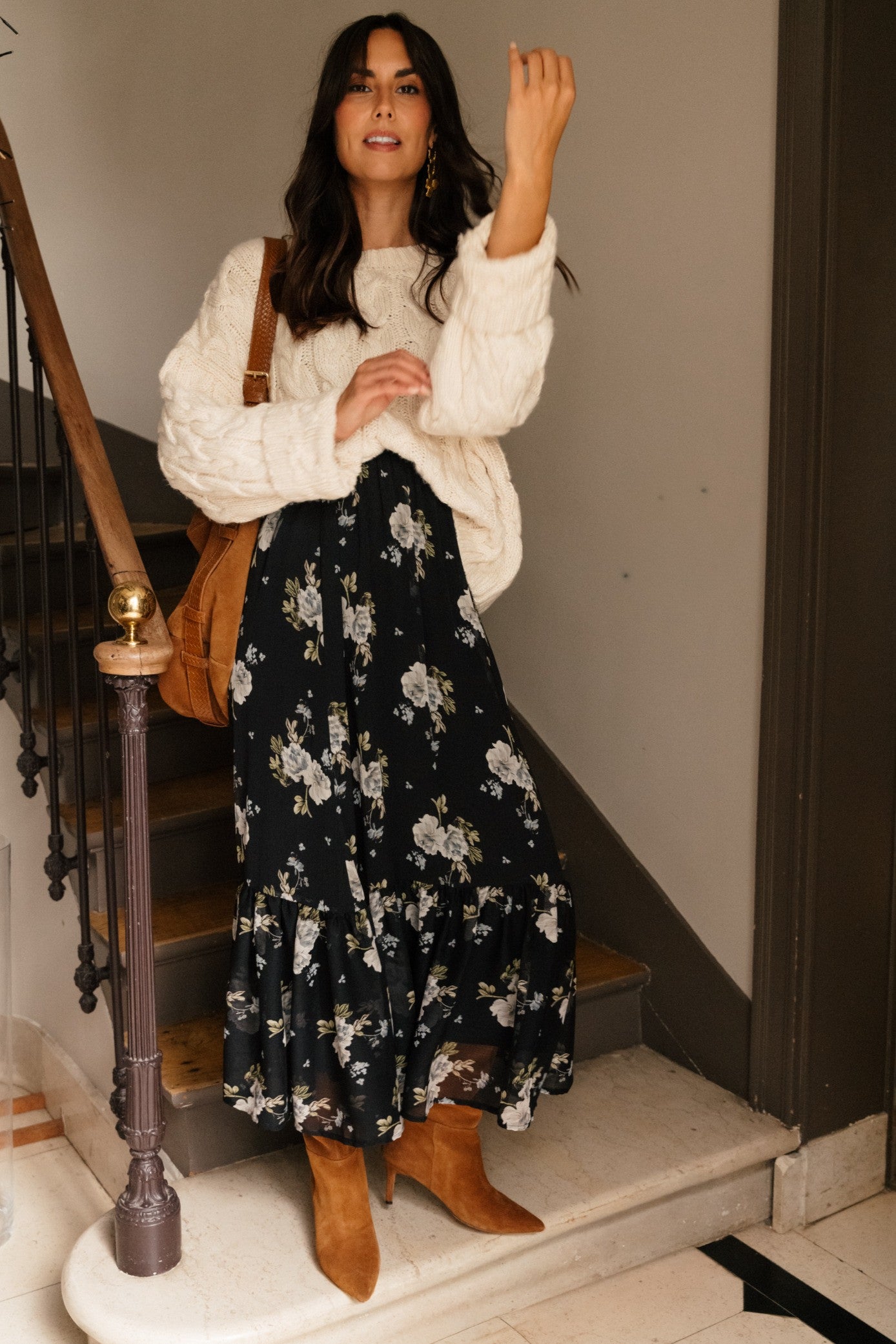 JUSTE ONDINE PRINT SKIRT