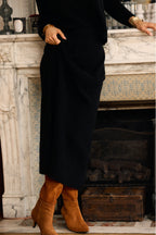 Jupe Liliane Maille Noir