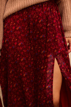 FALDA LOUANE MASSIMA ROJO