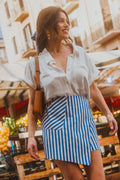 FALDA PANTALÓN MILEY STRIPES BLUE