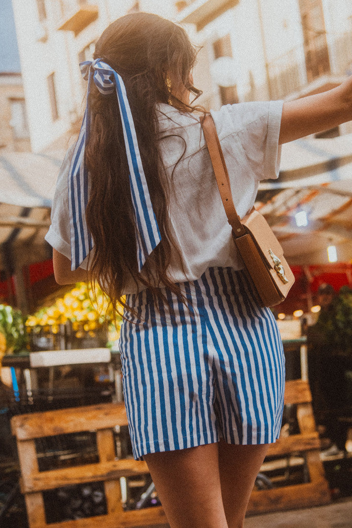 FALDA PANTALÓN MILEY STRIPES BLUE
