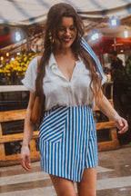 FALDA PANTALÓN MILEY STRIPES BLUE