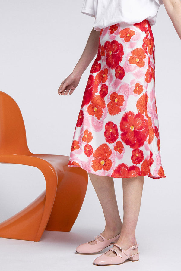 Parisatys Red Blossom Skirt