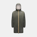 Jacket K-Way Rain Le Vrai 3.0 Eiffel Orsetto Green Blackish - Vert - Unisexe