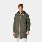 Jacket K-Way Rain Le Vrai 3.0 Eiffel Orsetto Green Blackish - Vert - Unisexe