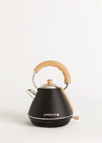 Kettle Retro - Hervidor Eléctrico - 1L - Negro