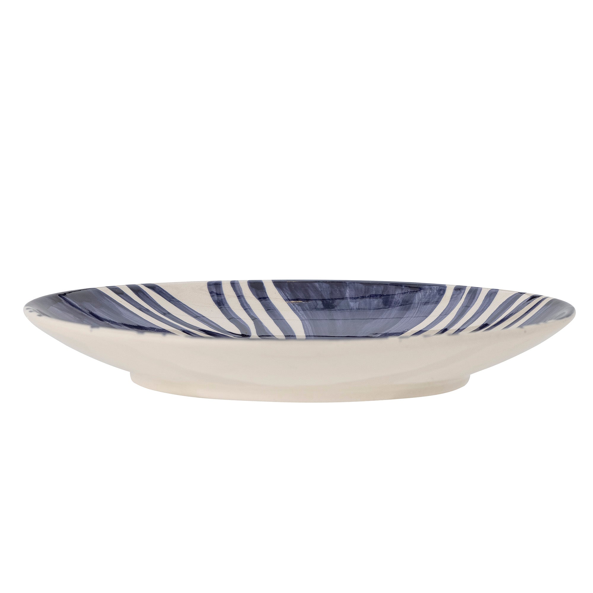 Shama - Lot de 6 Assiettes - Bleu - Grès