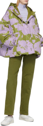 Down jacket - Khaki/Lilac - Women