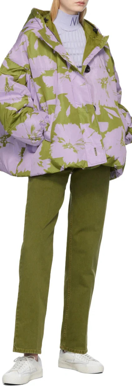 Down Jacket - Khaki/Lilac - Women