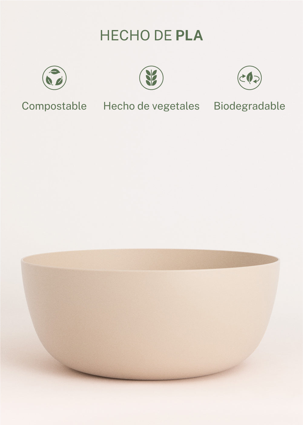 Kitchenware Outdoor Eco - Large Outdoor Bowl - Sand