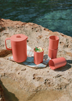 Kitchenware Outdoor Eco - Service Carafe 2L + 4 Verres 500Ml - Terracotta