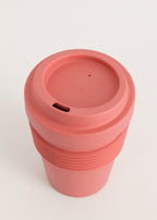 Kitchenware Outdoor Eco - Verre A Café Avec Couvercle En Matériel Recyclé - Terracotta