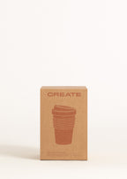 Kitchenware Outdoor Eco - Verre A Café Avec Couvercle En Matériel Recyclé - Terracotta